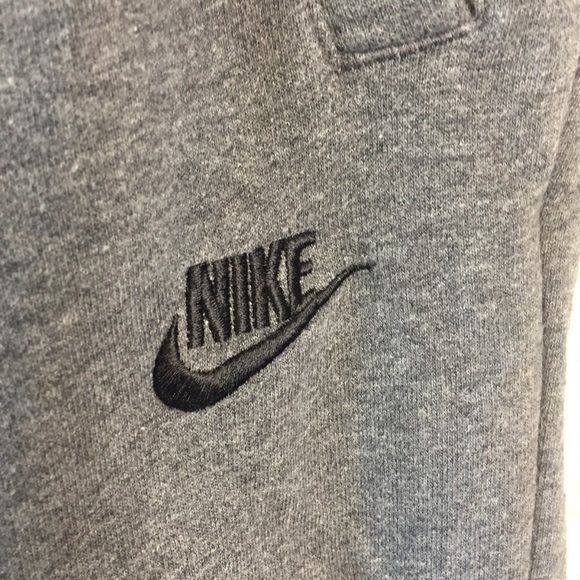 SOLD Nike Air Force-1 Gray Jogger Sweatpants - Picture 3 of 8